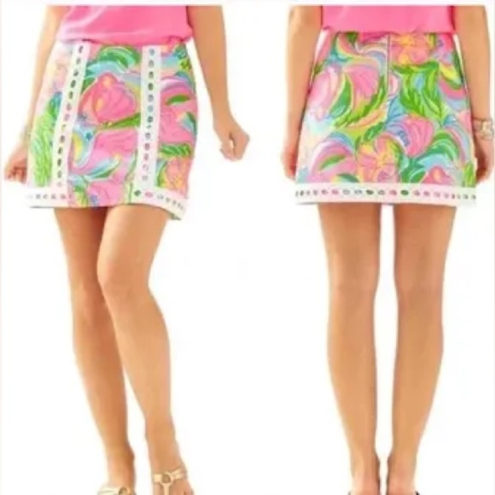 Lilly Pulitzer Women's Pansy Skort, Multi So A Peeling
